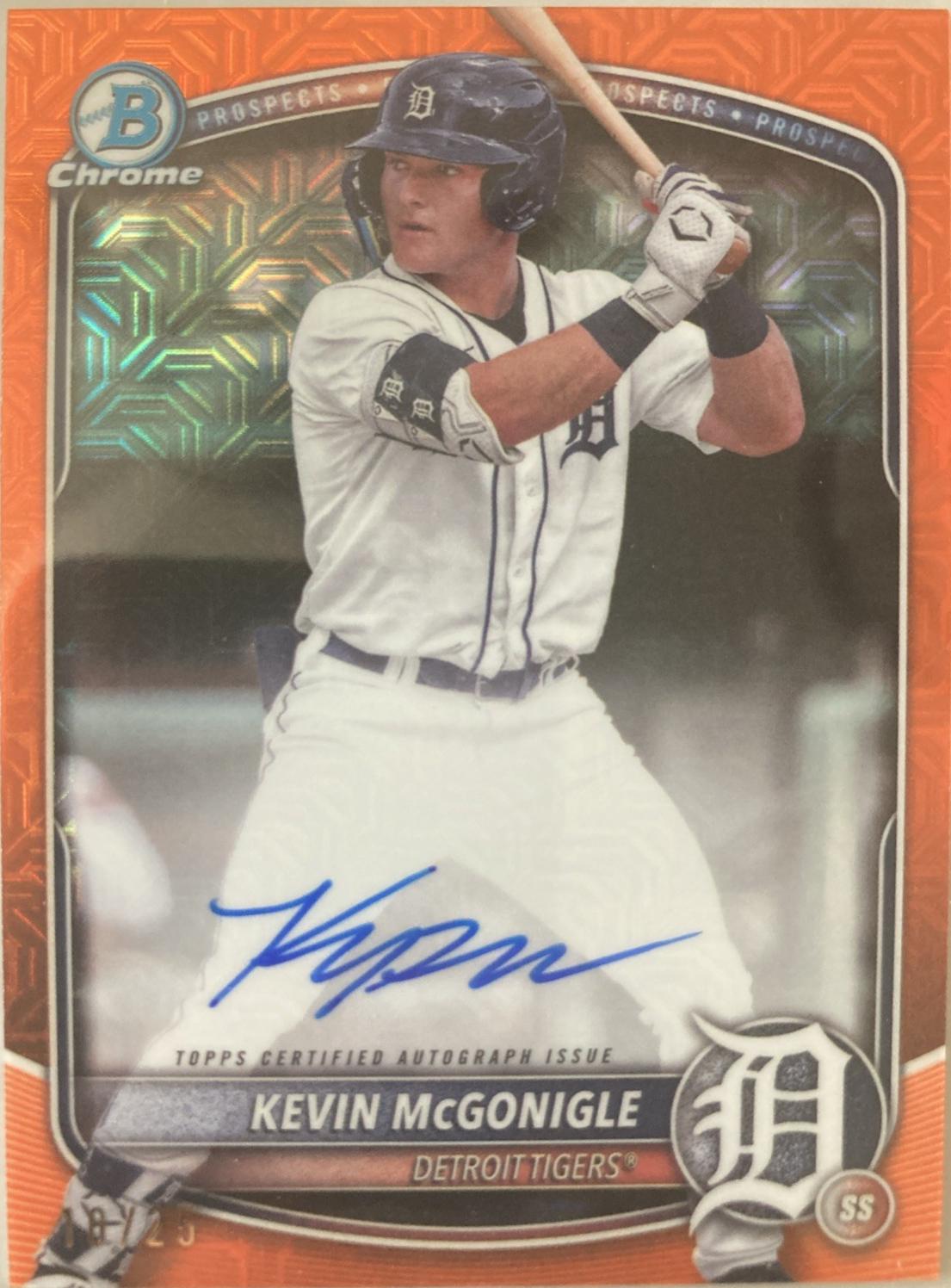 Kevin McGonigle [Orange Refractor] #BMA-KM
