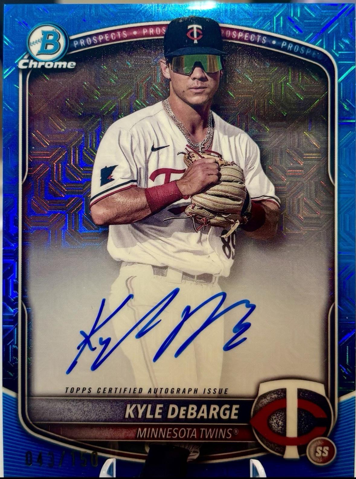 Kyle DeBarge [Blue Mojo Refractor] #BMA-KD