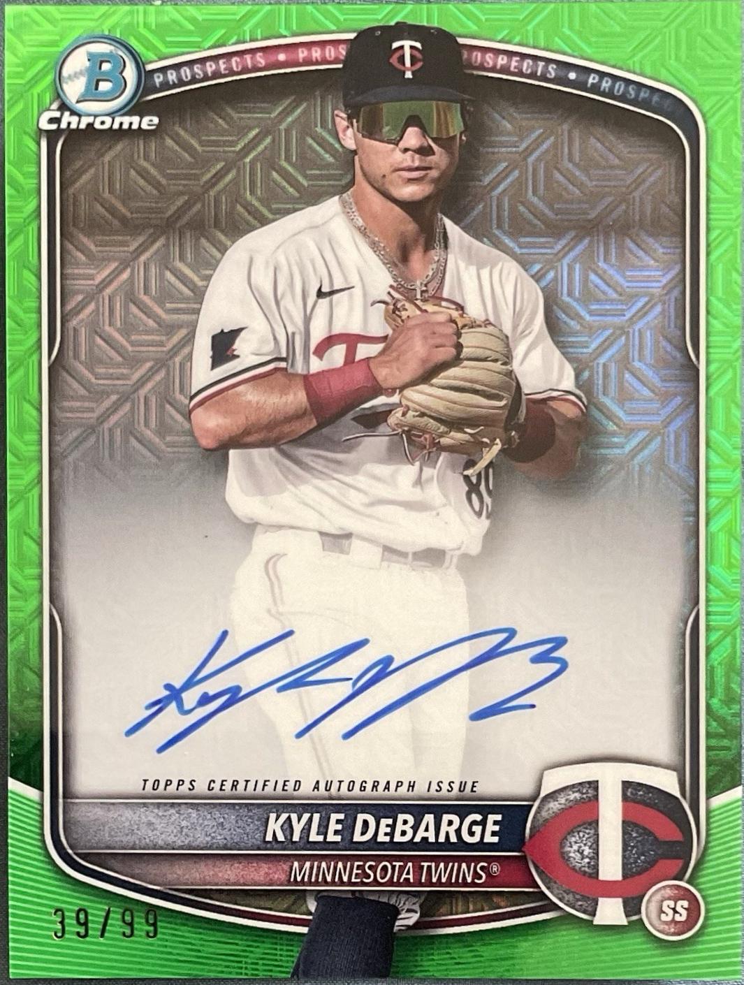 Kyle DeBarge [Green Mojo Refractor] #BMA-KD