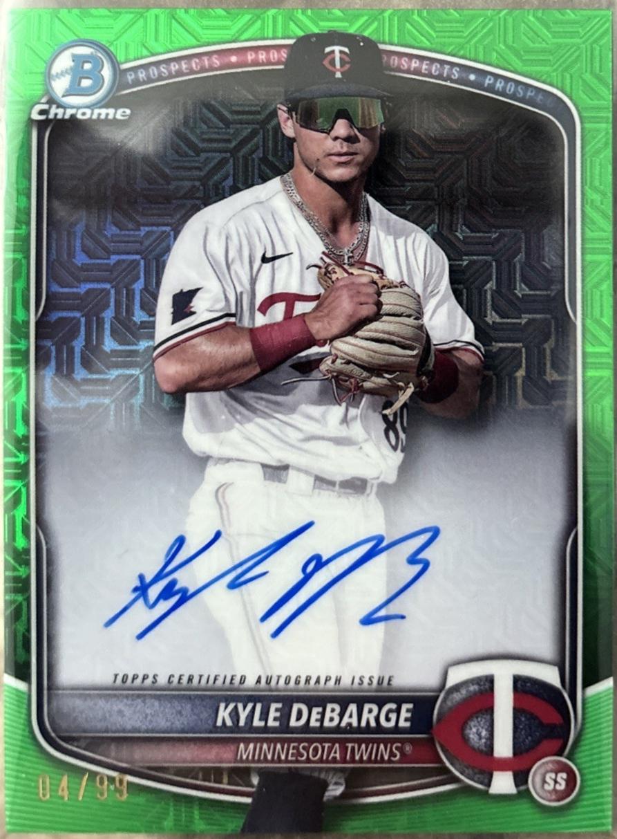 Kyle DeBarge [Green Refractor] #BMA-KD