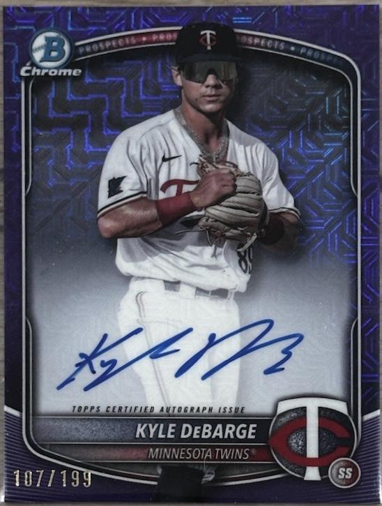 Kyle DeBarge [Purple Mojo Refractor] #BMA-KD