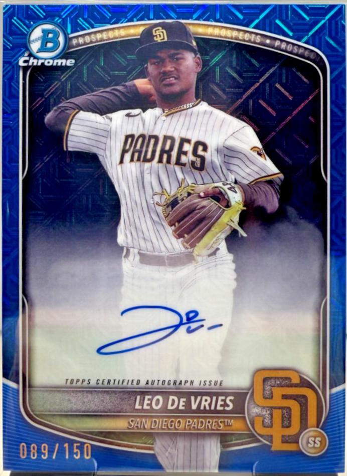 Leo De Vries [Blue Mojo Refractor] #BMA-LD
