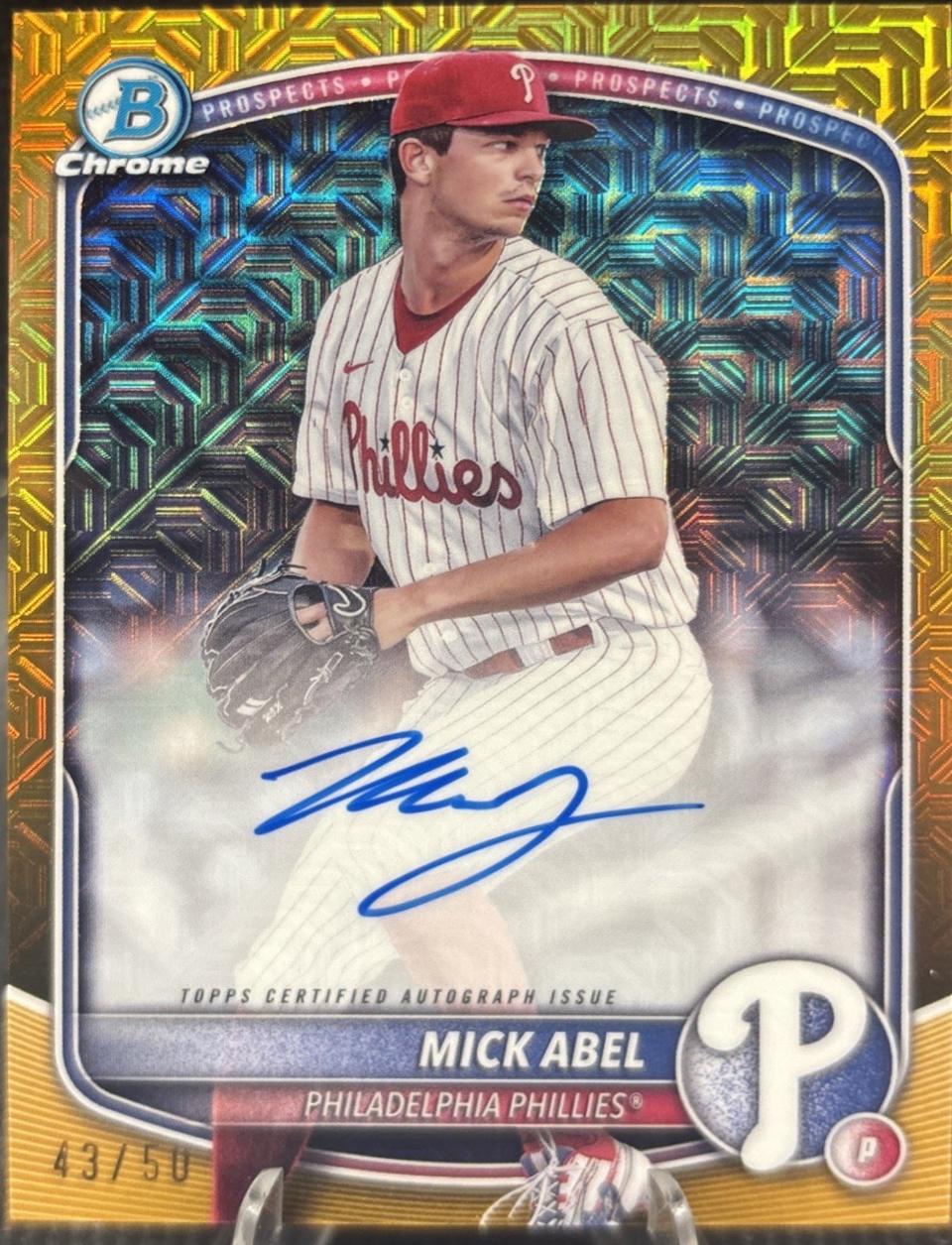 Mick Abel [Gold Mojo Refractor] #BMA-MA