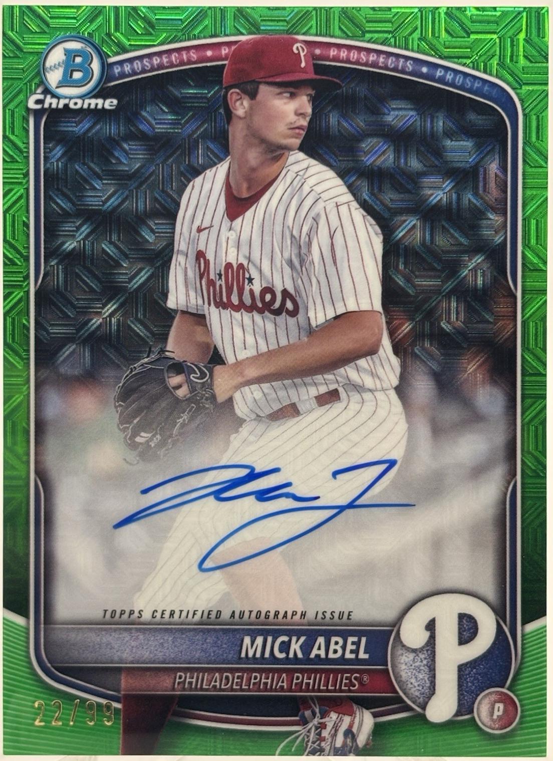Mick Abel [Green Mojo Refractor] #BMA-MA