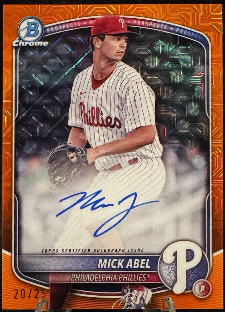 Mick Abel [Orange Mojo Refractor] #BMA-MA
