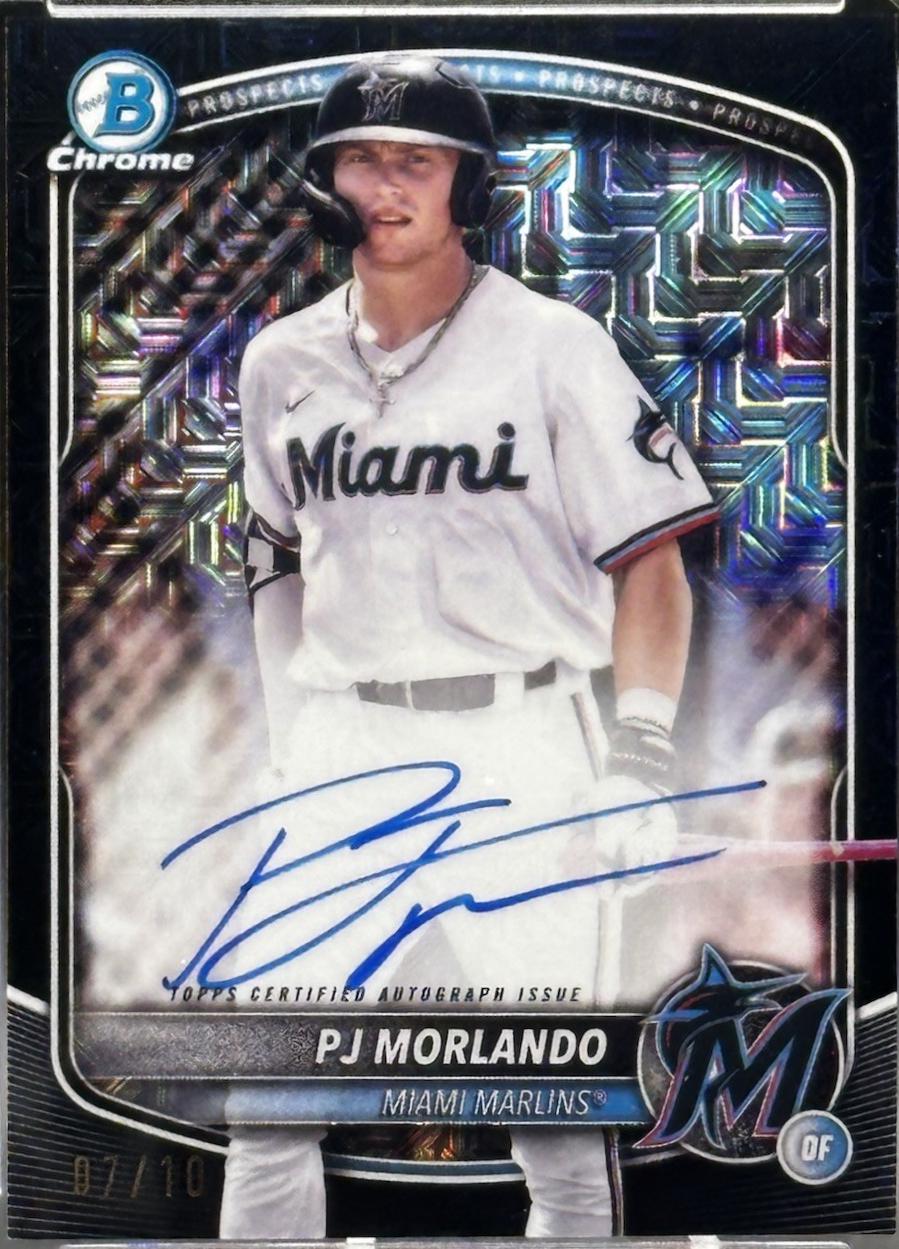 PJ Morlando [Black Refractor] #BMA-PM