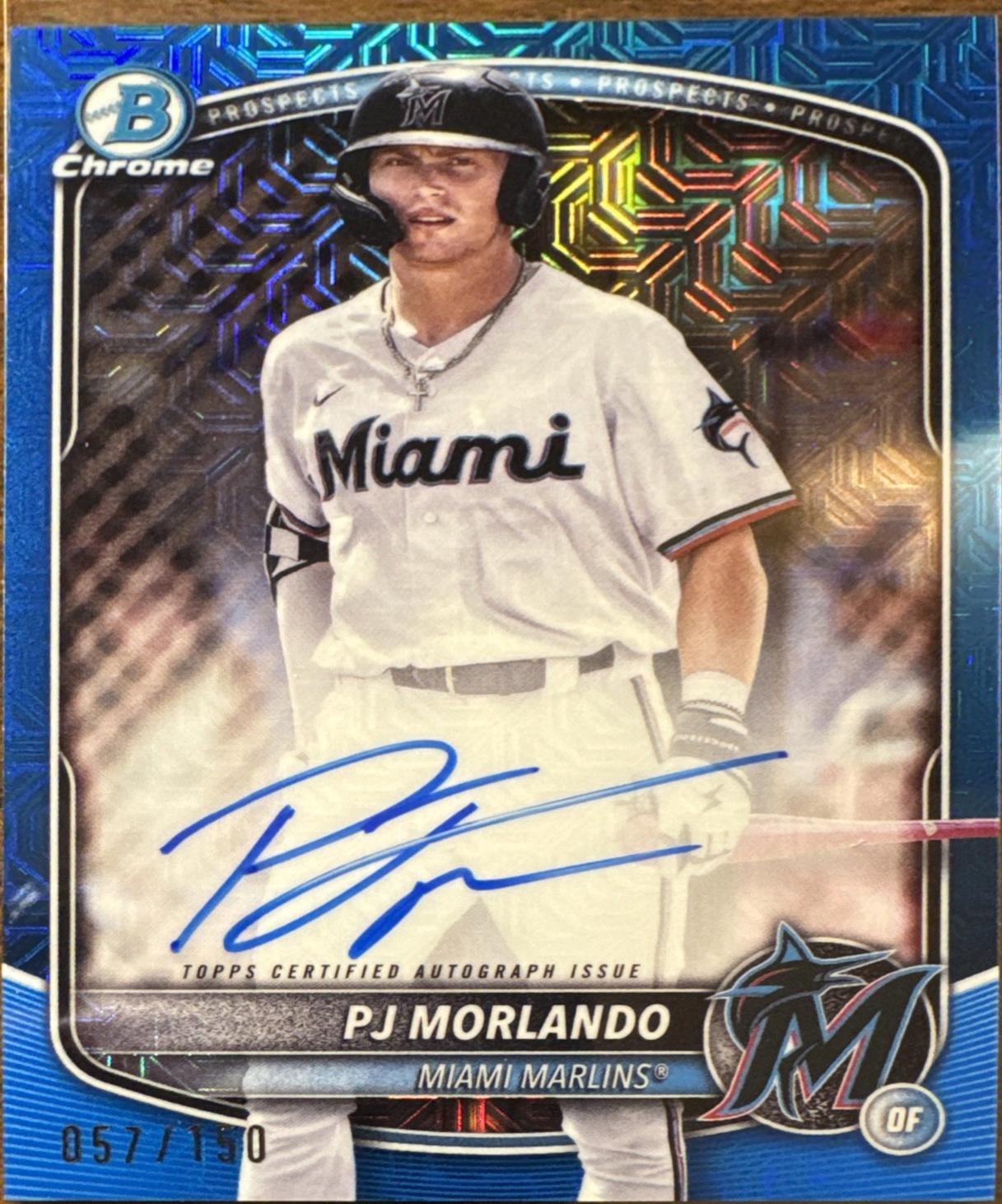 PJ Morlando [Blue Mojo Refractor] #BMA-PM