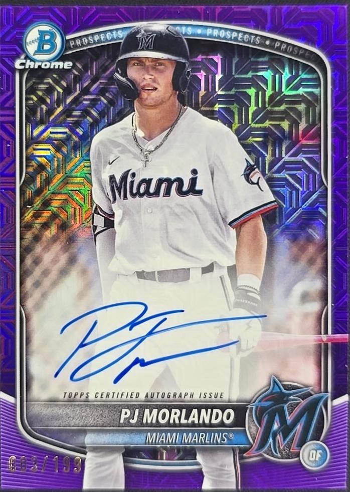 PJ Morlando [Purple Mojo Refractor] #BMA-PM
