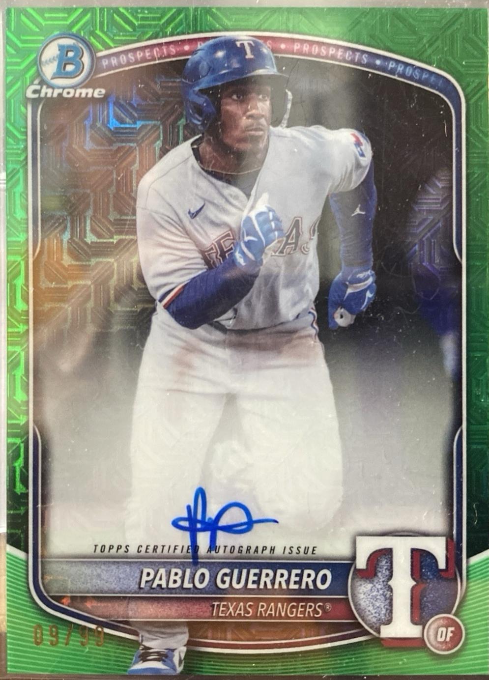 Pablo Guerrero [Green Mojo Refractor] #BMA-PG