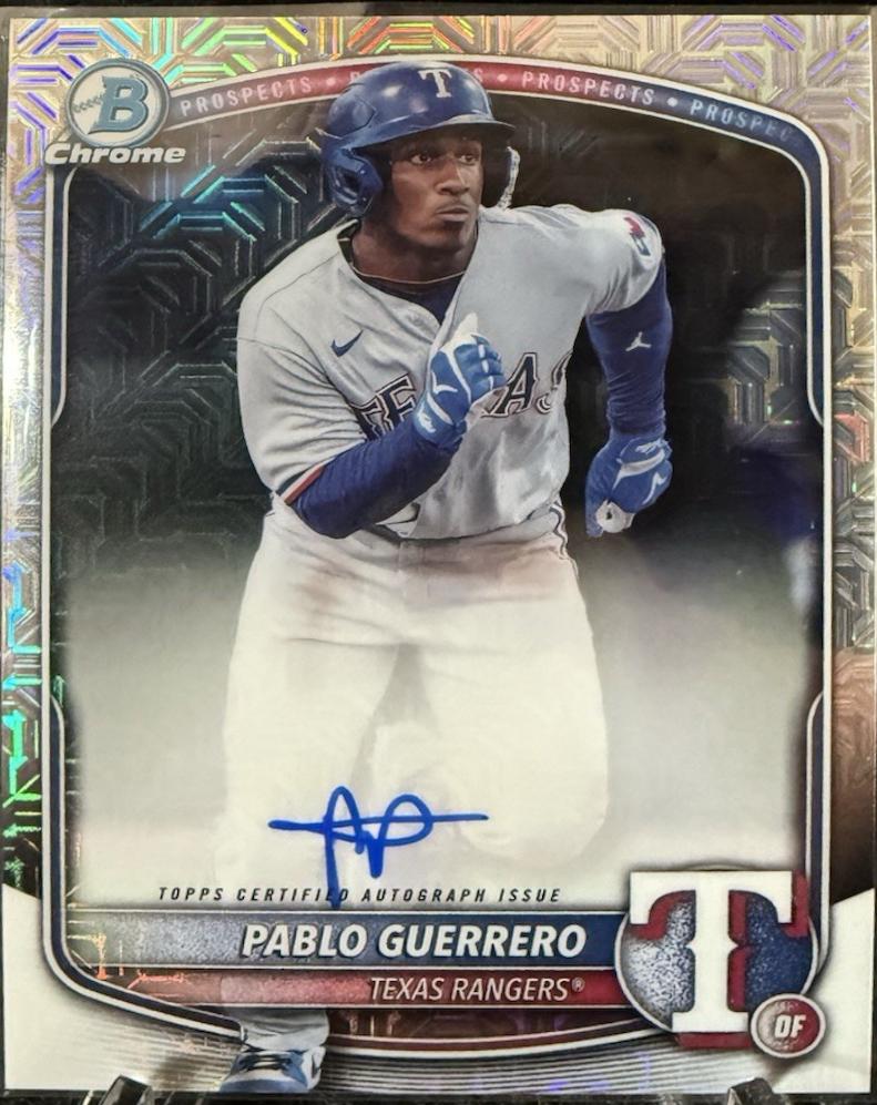 Pablo Guerrero [Purple Mojo Refractor] #BMA-PG
