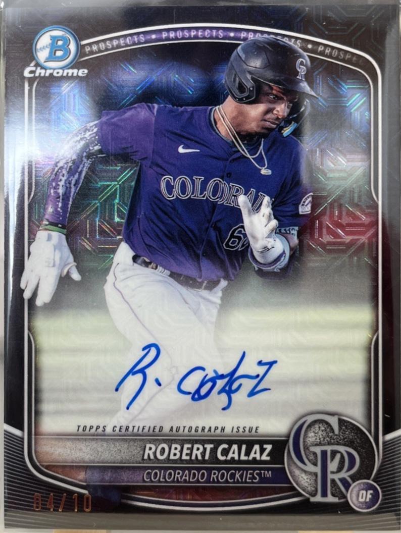 Robert Calaz [Black Mojo Refractor] #BMA-RC