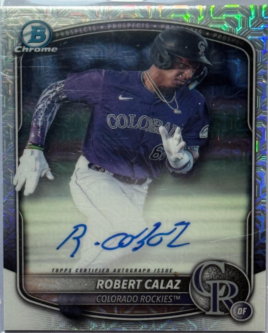 Robert Calaz [Purple Mojo Refractor] #BMA-RC