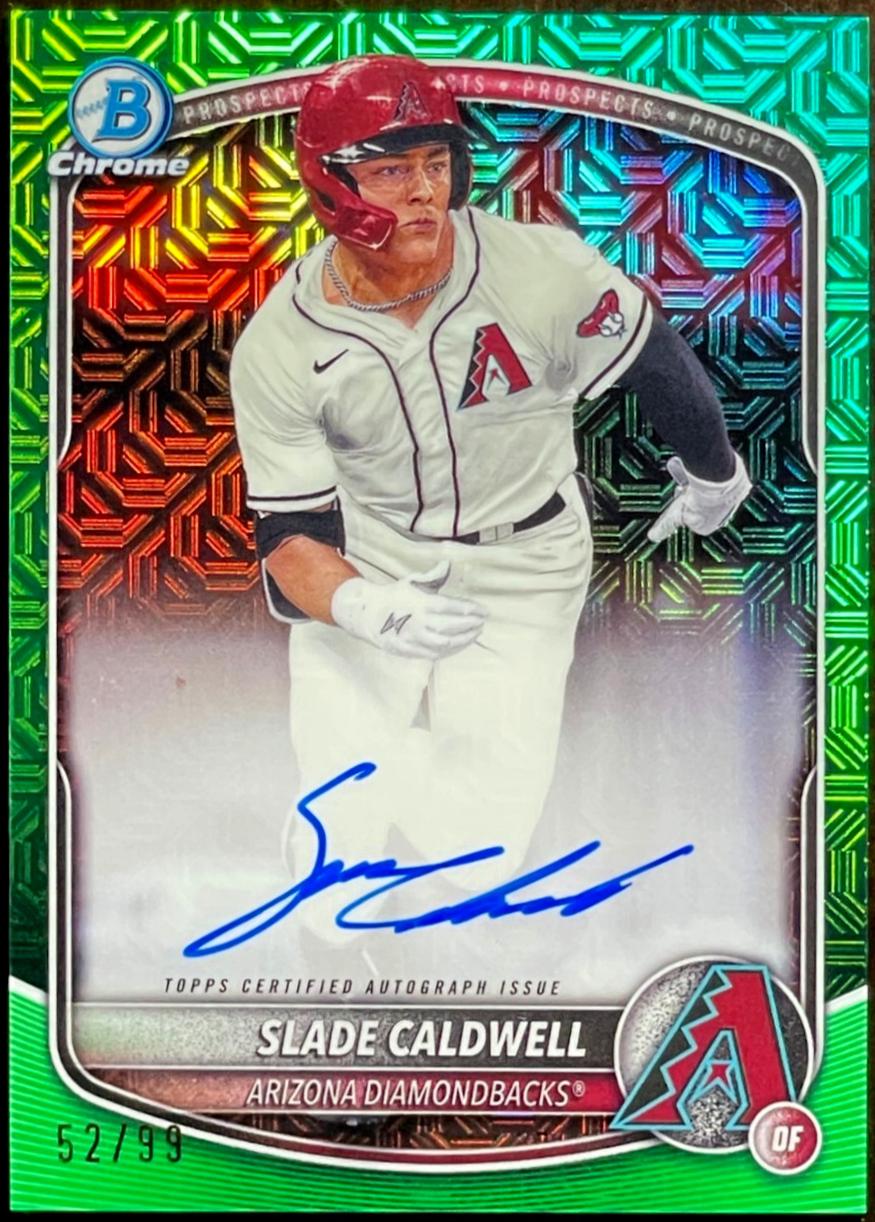 Slade Caldwell [Green Mojo Refractor] #BMA-SC