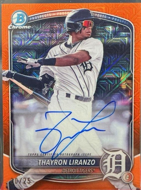Thayron Liranzo [Orange Mojo Refractor] #BMA-TL