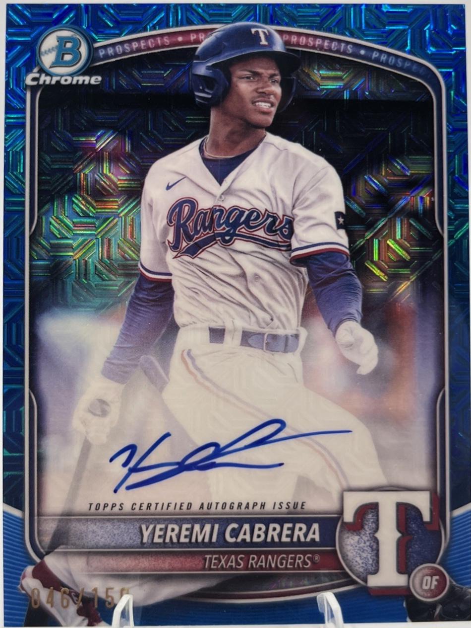 Yeremi Cabrera [Blue Mojo Refractor] #BMA-YCA