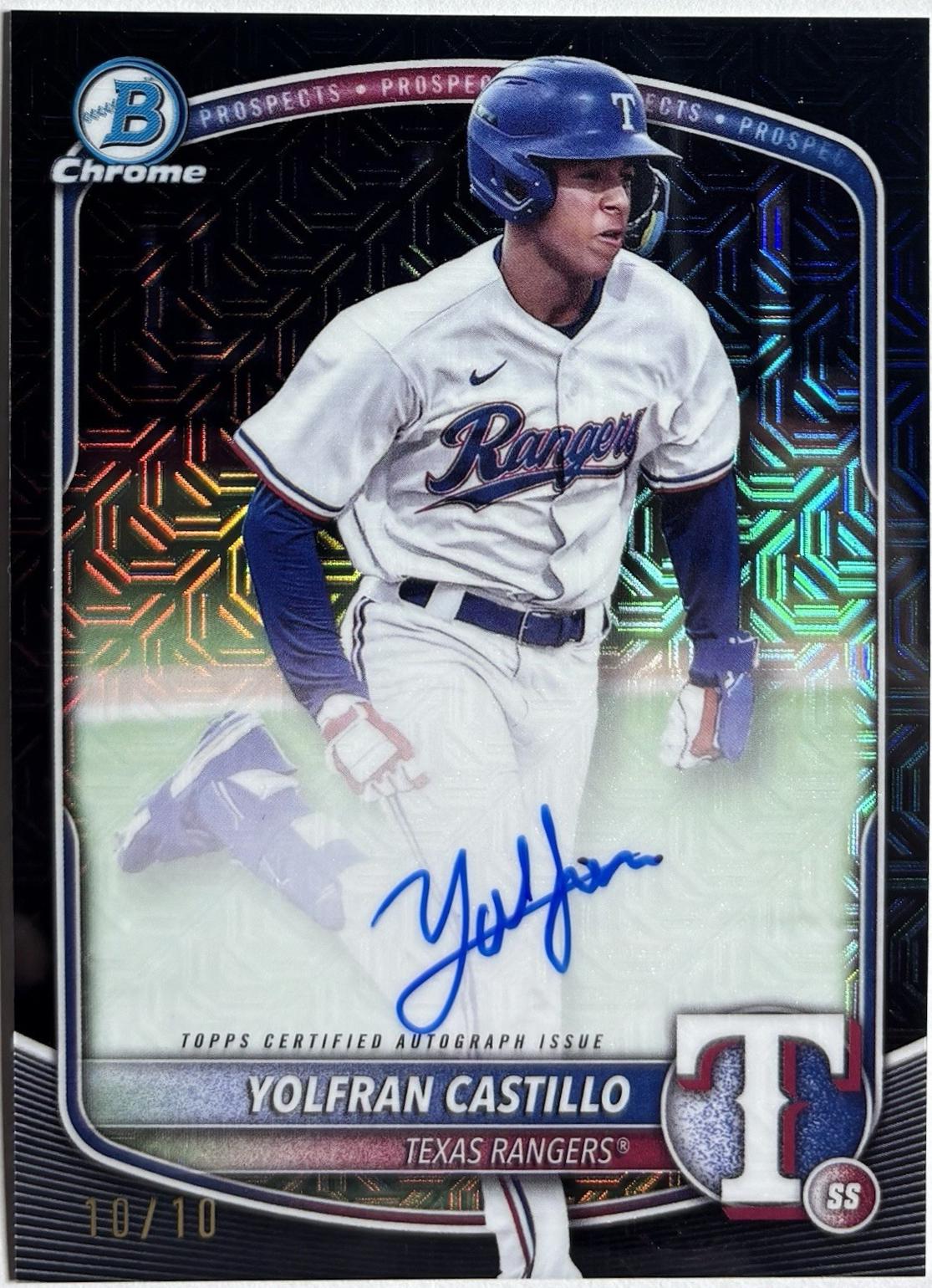 Yolfran Castillo [Black Mojo Refractor] #BMA-YC