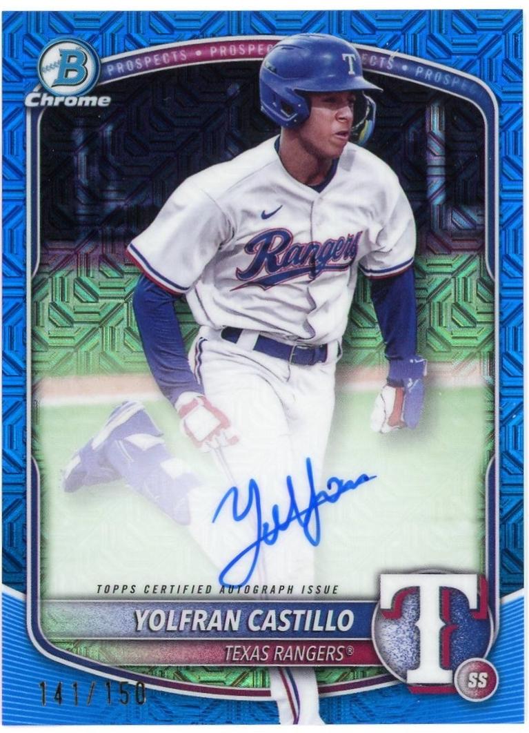 Yolfran Castillo [Blue Mojo Refractor] #BMA-YC