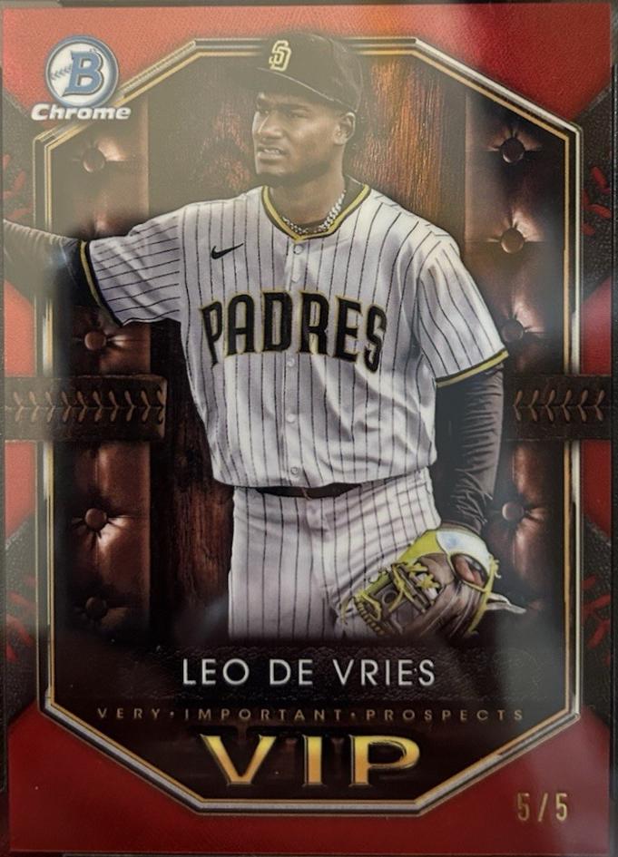 Leo De Vries [Red Refractor] #VIP-14