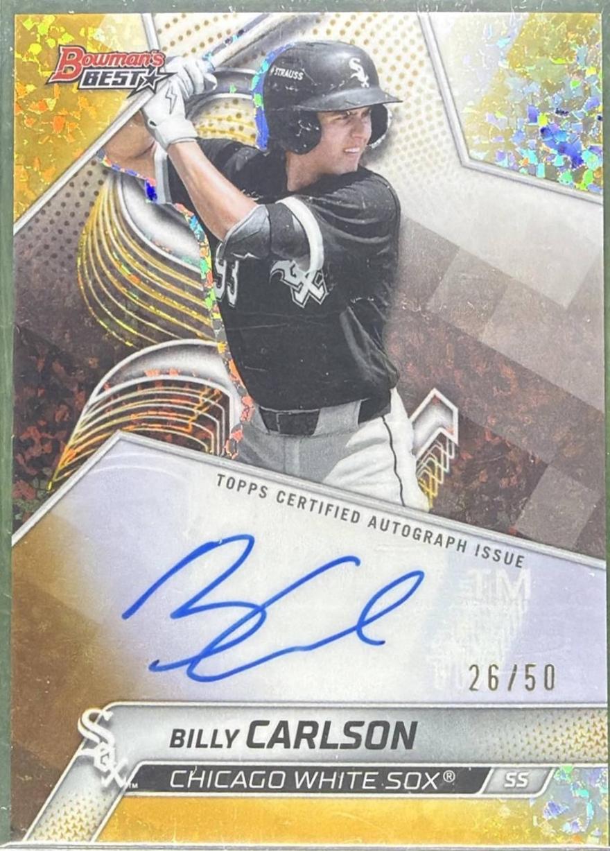 Billy Carlson [Gold Mini-Diamond Refractor] #B25-BCA