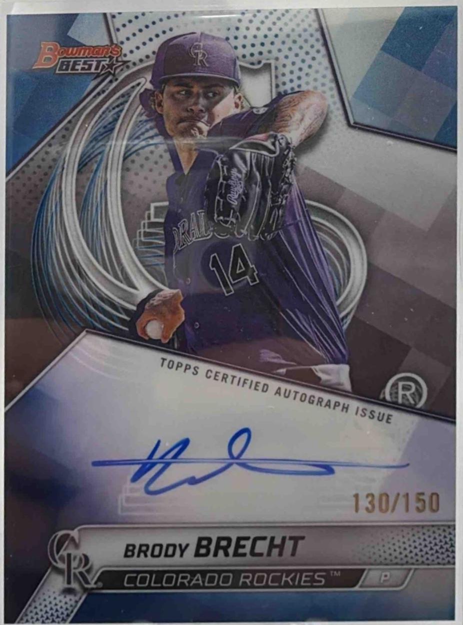 Brody Brecht [Blue Refractor] #B25-BB