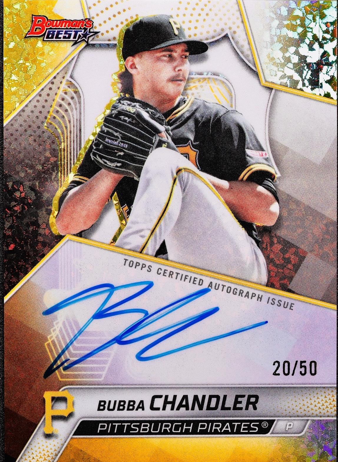 Bubba Chandler [Gold Mini-Diamond Refractor] #B25-BC