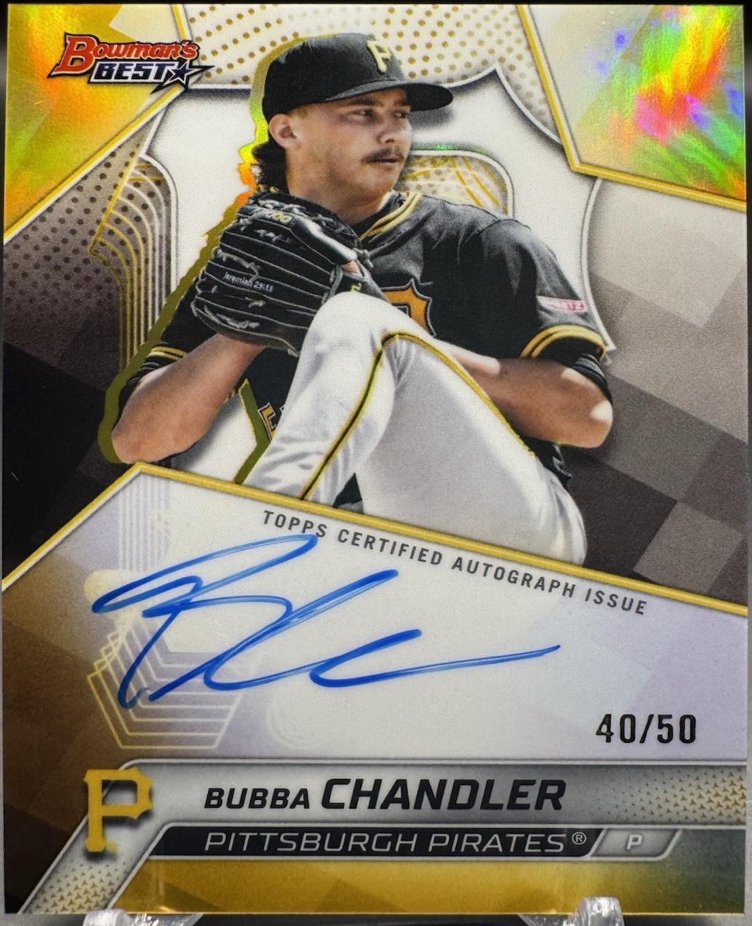 Bubba Chandler [Gold Refractor] #B25-BC