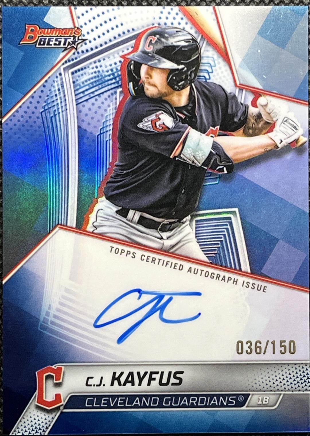 C.J. Kayfus [Blue Refractor] #B25-CK