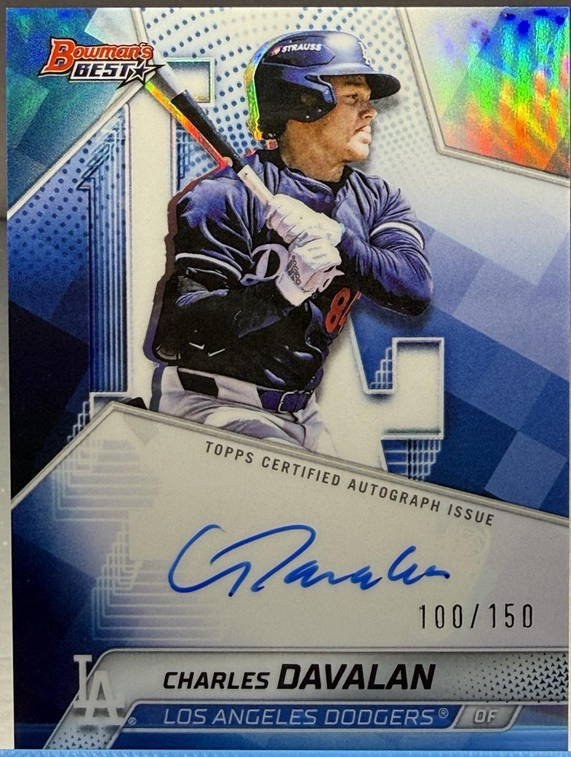Charles Davalan [Blue Refractor] #B25-CDAV