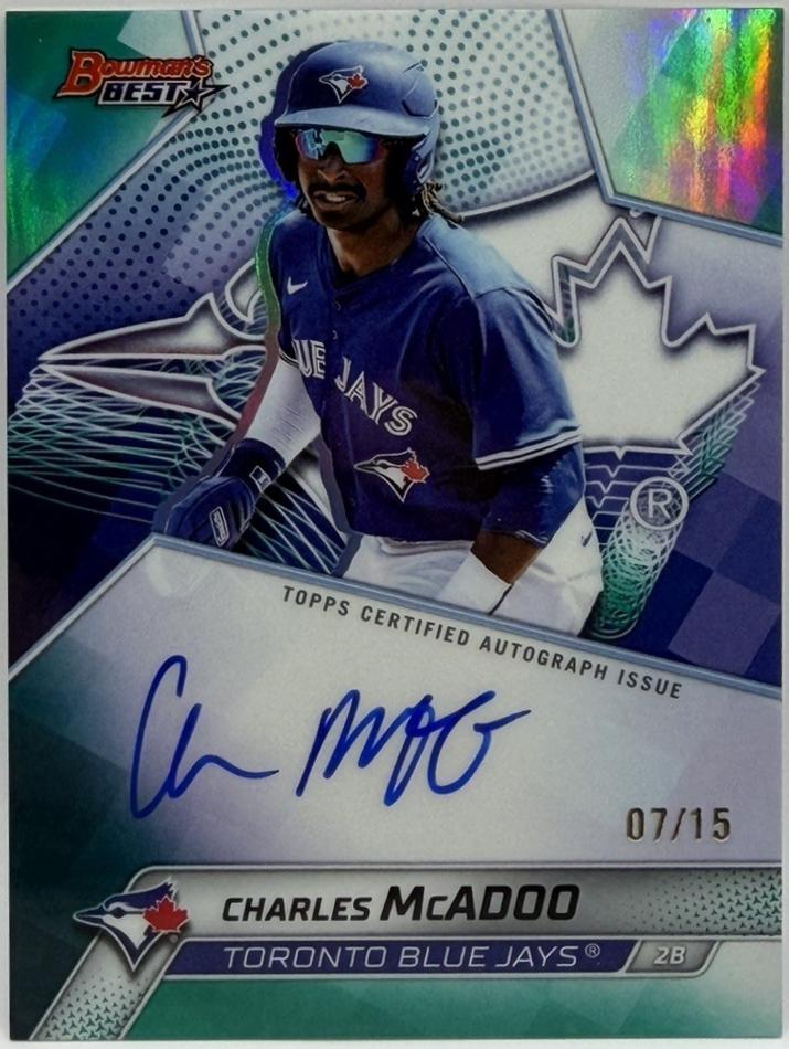 Charles McAdoo [Teal Refractor] #B25-CMC