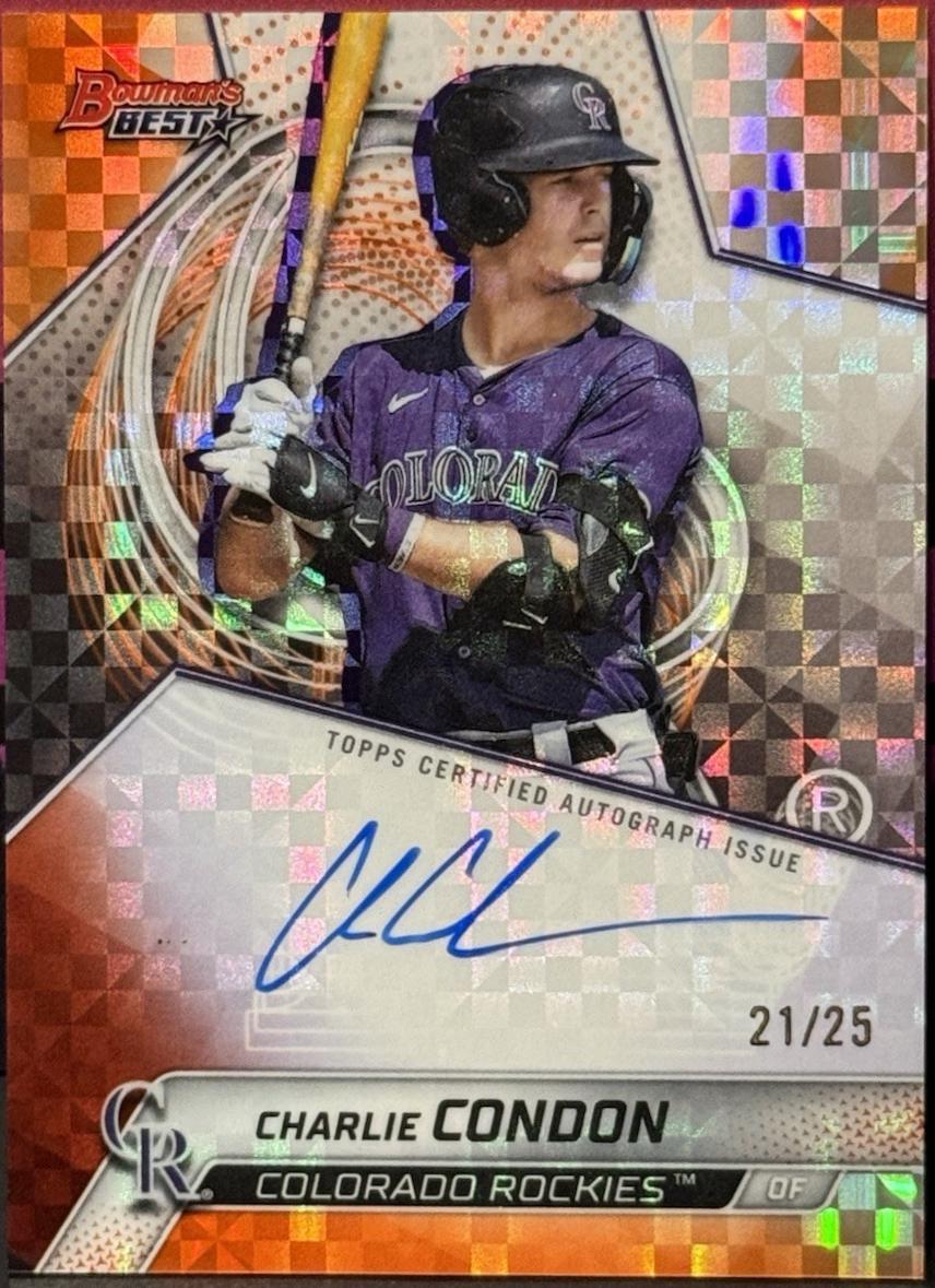 Charlie Condon [Orange X-Fractor] #B25-CC