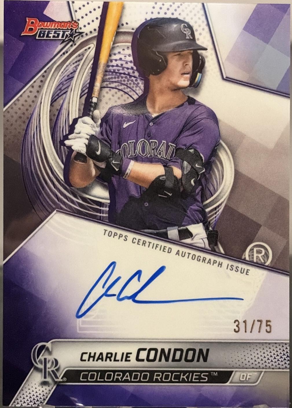 Charlie Condon [Purple Refractor] #B25-CC