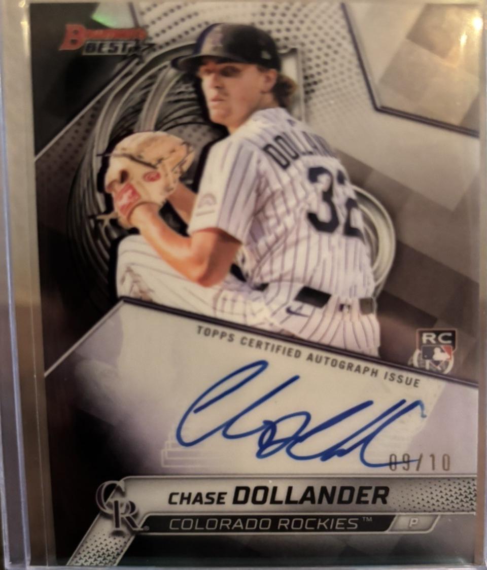 Chase Dollander [Black Refractor] #B25-CDO
