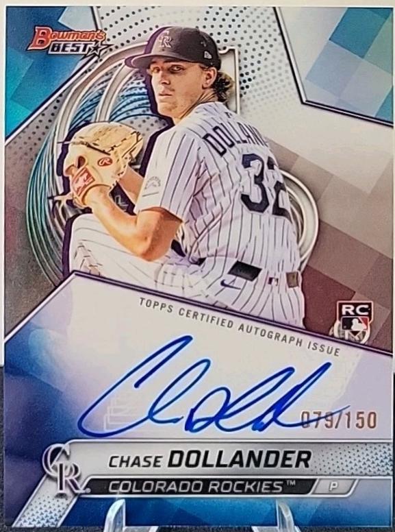 Chase Dollander [Blue Refractor] #B25-CDO