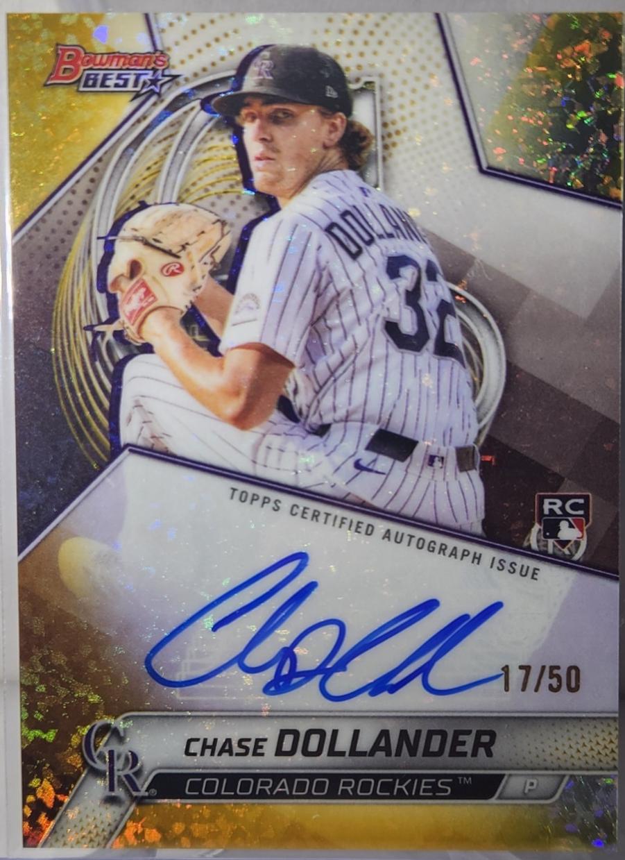 Chase Dollander [Gold Refractor] #B25-CDO