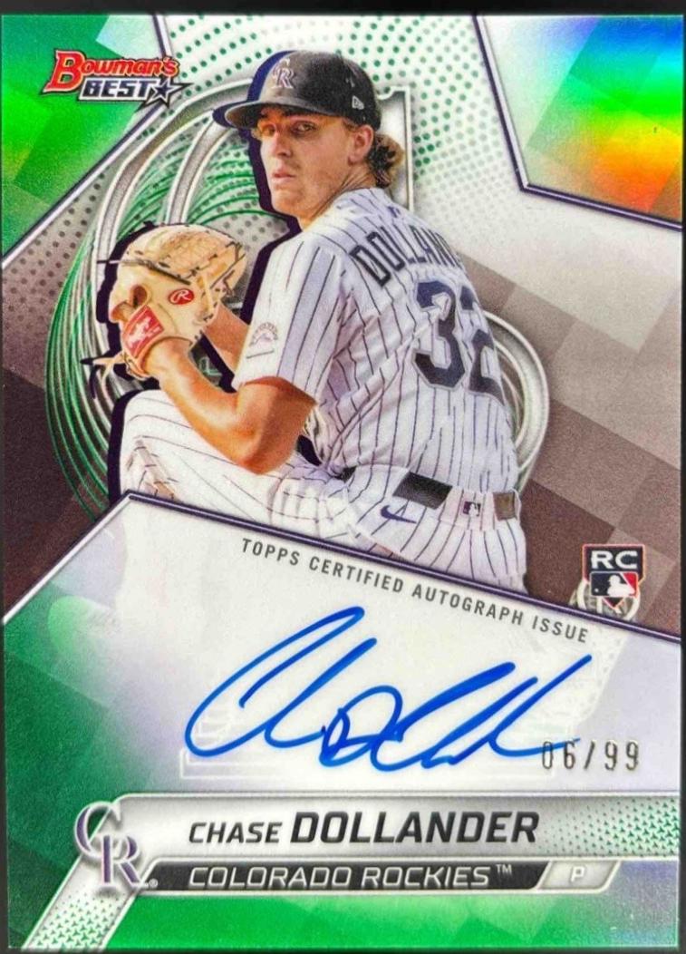 Chase Dollander [Green Refractor] #B25-CDO