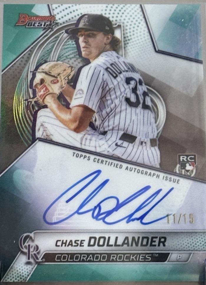 Chase Dollander [Teal Refractor] #B25-CDO