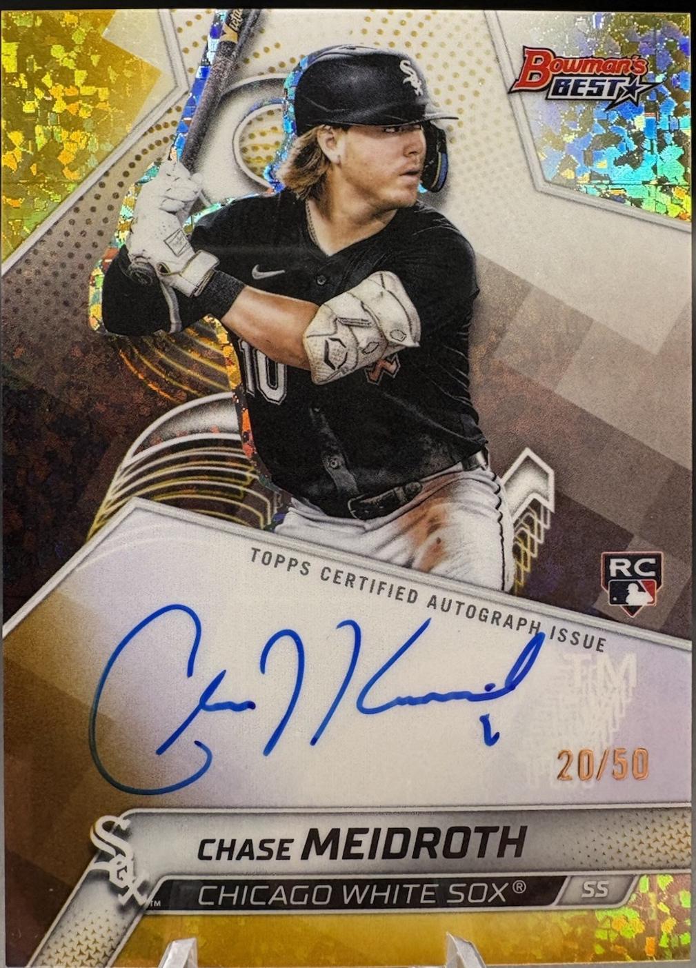 Chase Meidroth [Gold Mini-Diamond Refractor] #B25-CME