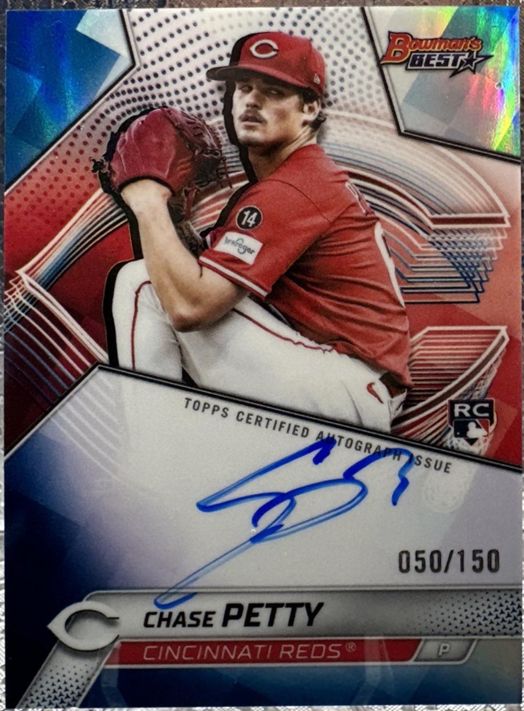 Chase Petty [Blue Refractor] #B25-CP