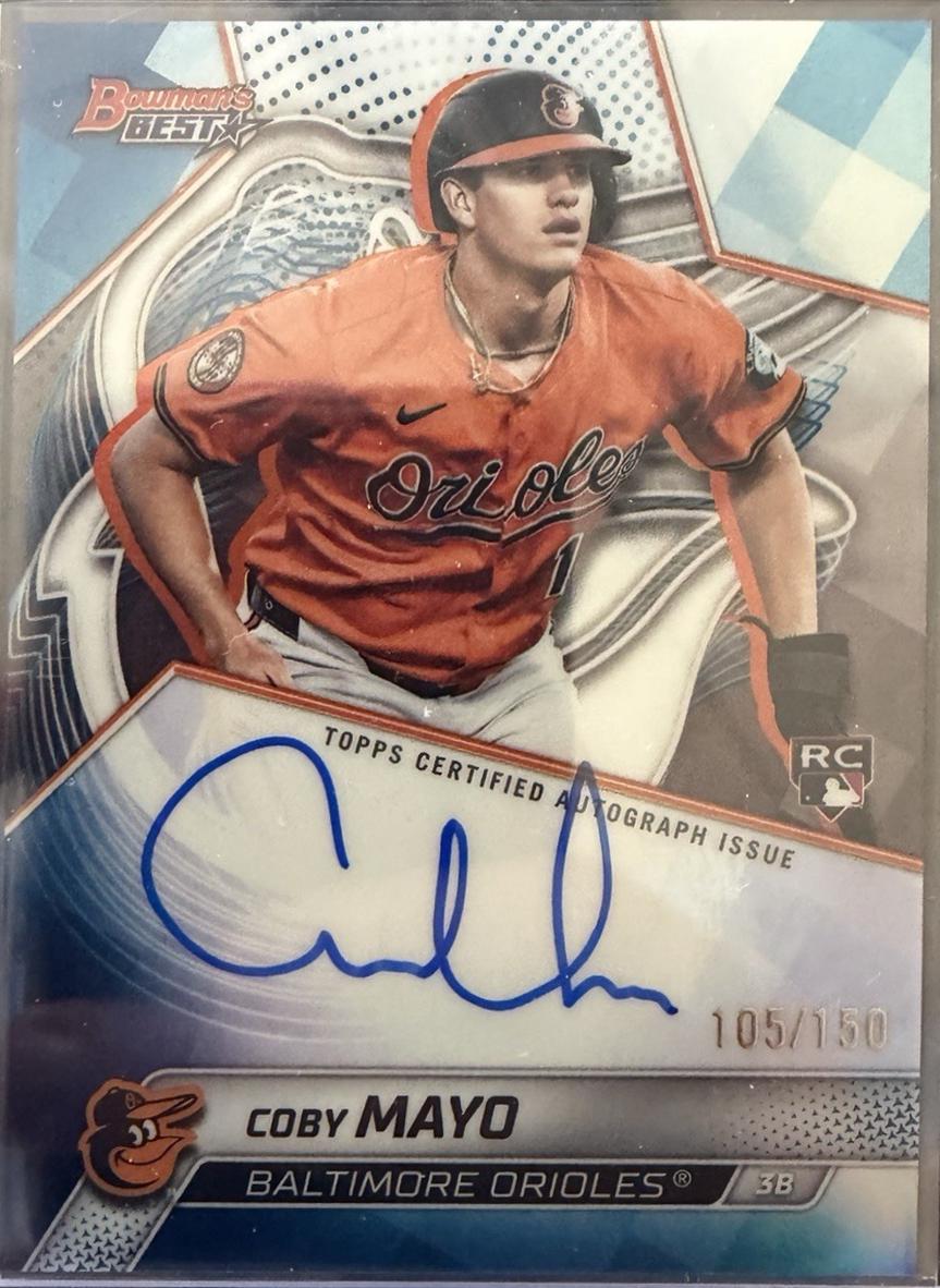 Coby Mayo [Blue Refractor] #B25-CM
