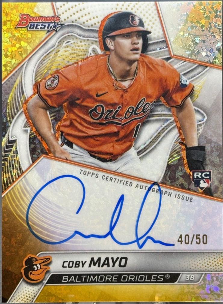 Coby Mayo [Gold Mini-Diamond Refractor] #B25-CM