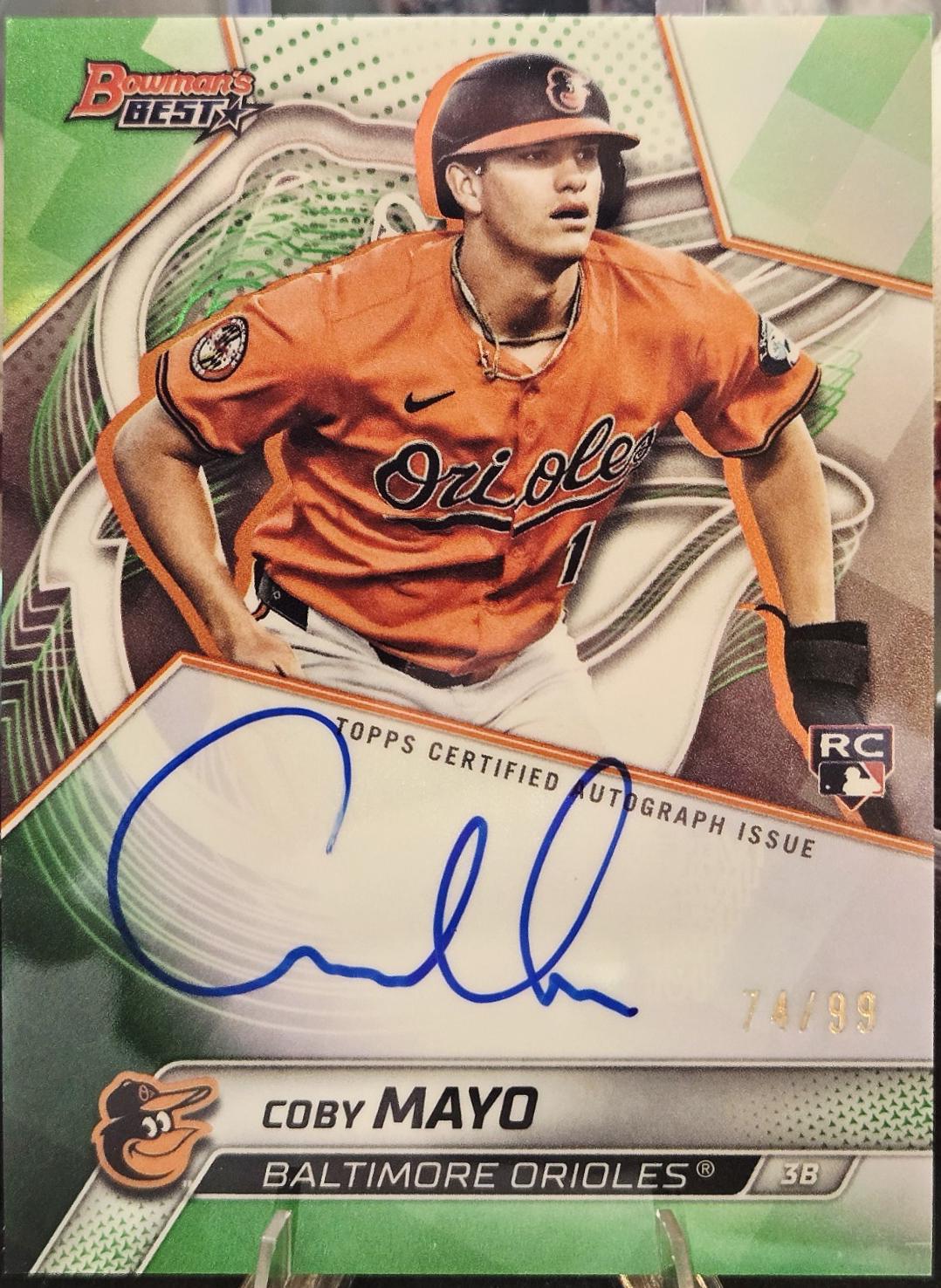 Coby Mayo [Green Refractor] #B25-CM