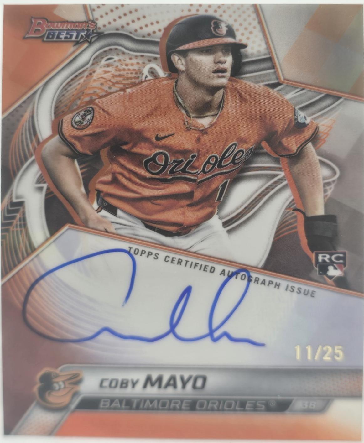 Coby Mayo [Orange Refractor] #B25-CM