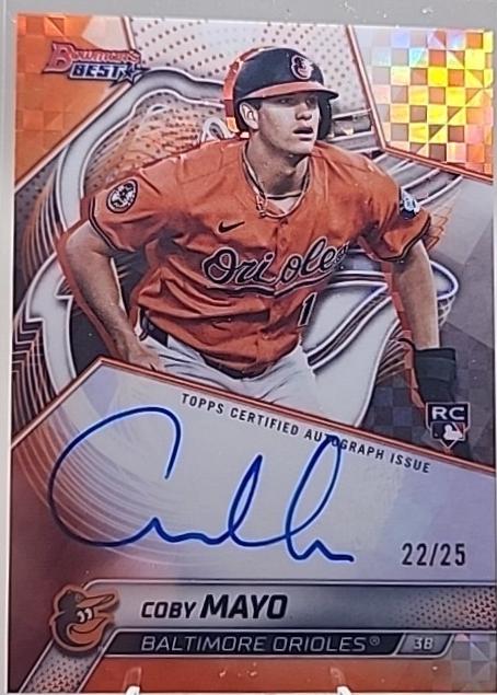 Coby Mayo [Orange X-Fractor] #B25-CM