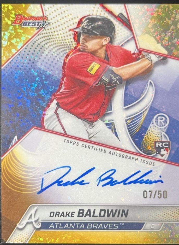 Drake Baldwin [Gold Mini-Diamond Refractor] #B25-DB
