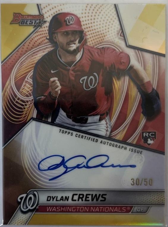Dylan Crews [Gold Refractor] #B25-DC