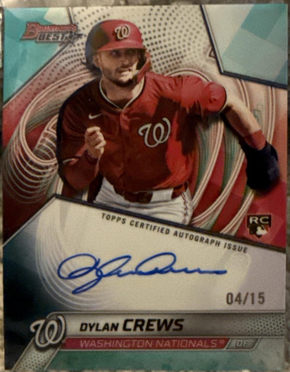 Dylan Crews [Teal Refractor] #B25-DC