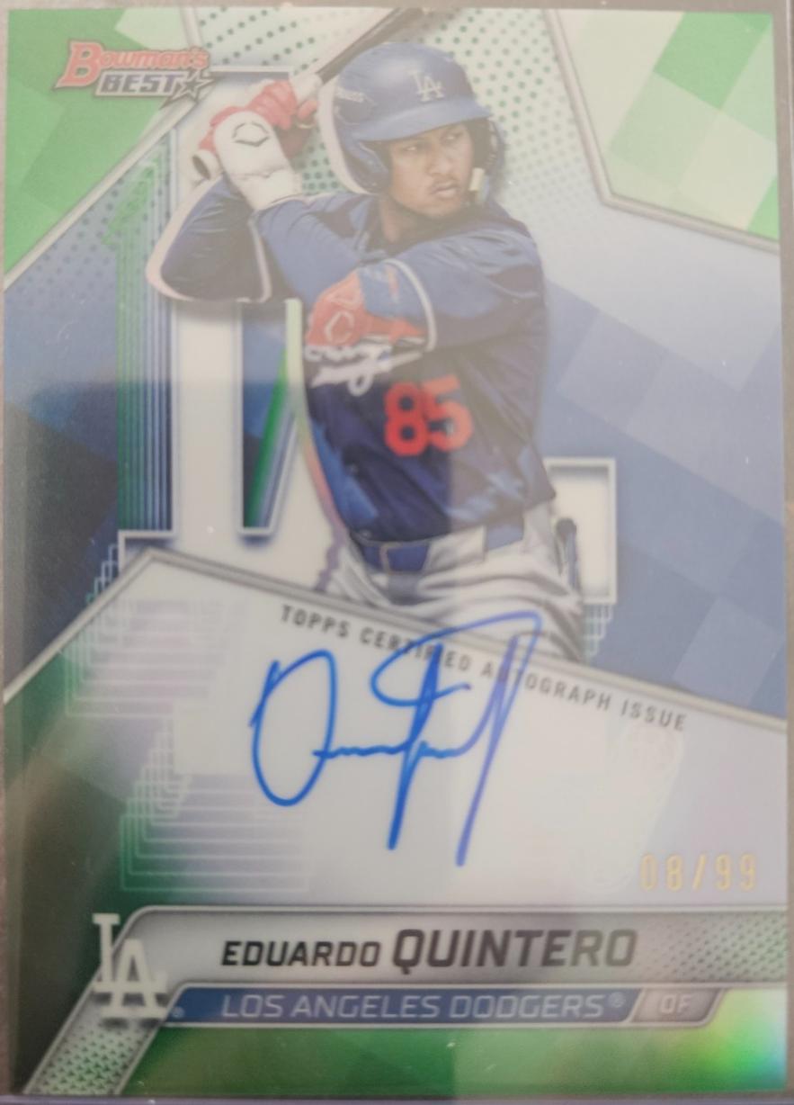 Eduardo Quintero [Green Refractor] #B25-EQU