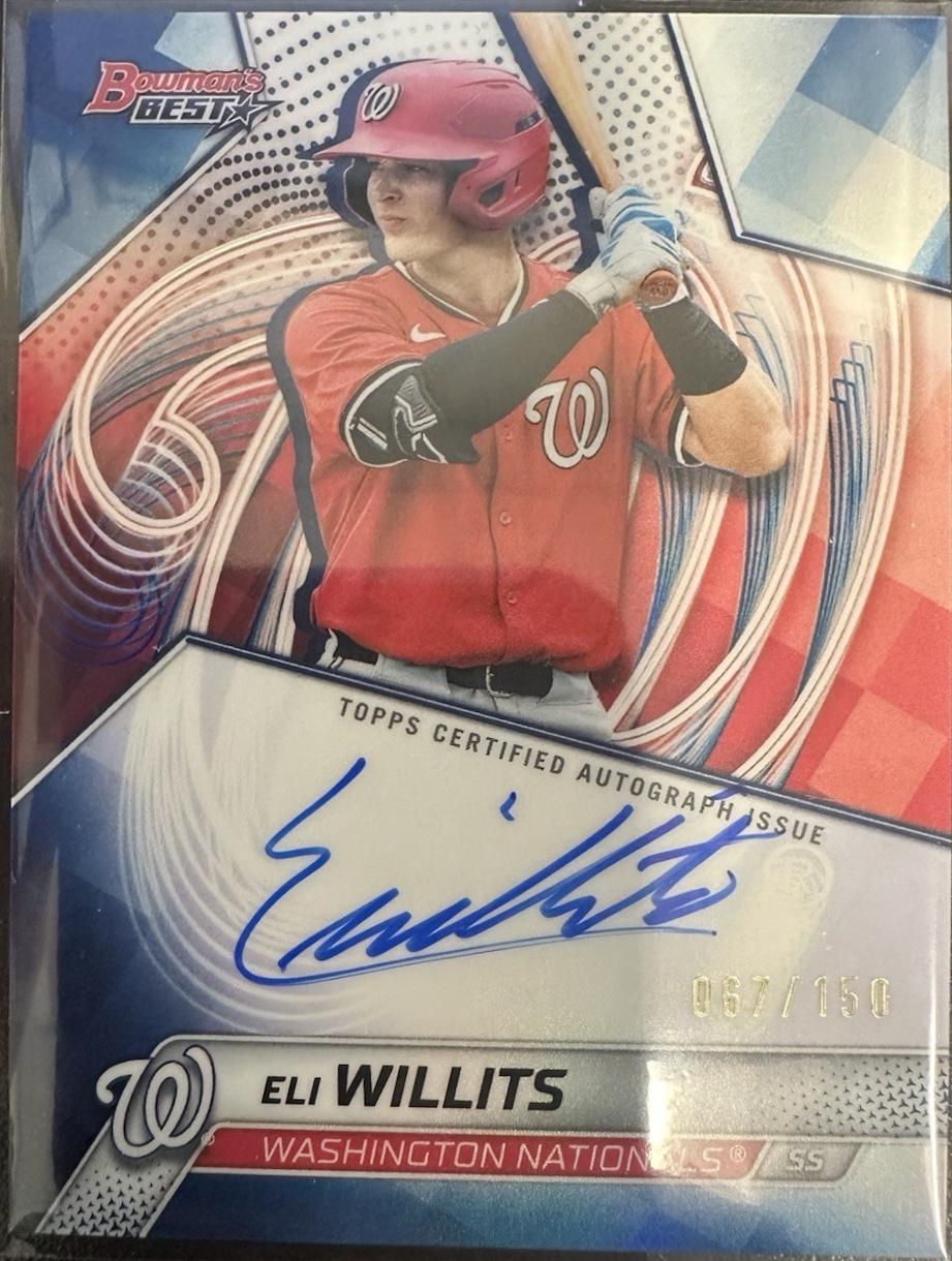 Eli Willits [Blue Refractor] #B25-EW