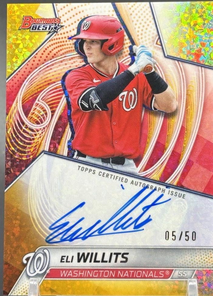 Eli Willits [Gold Mini-Diamond Refractor] #B25-EW