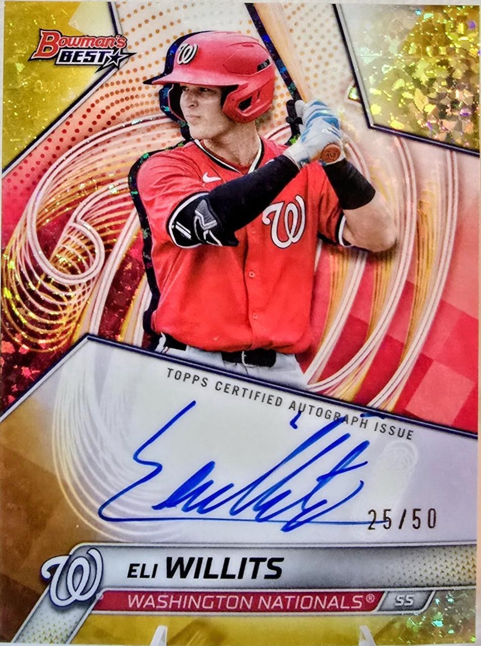 Eli Willits [Gold Refractor] #B25-EW